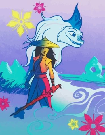 Raya And The Last Dragon Disney Paint By Numbers