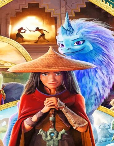 Raya The Disney Princess Paint By Numbers