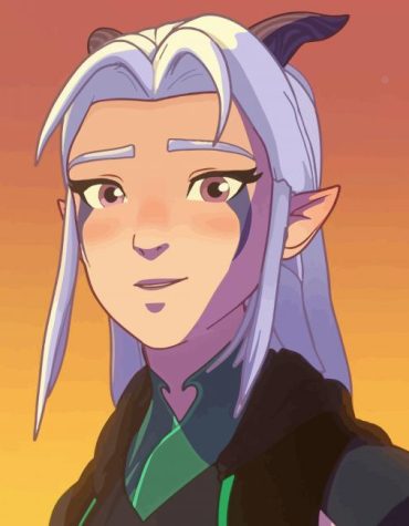 Rayla Dragon Prince Anime Paint By Numbers