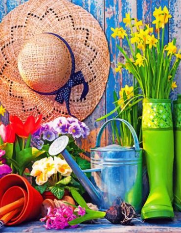 Garden Blooms Paint By Numbers