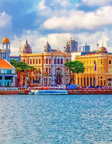 Recife Cityscape Paint By Numbers