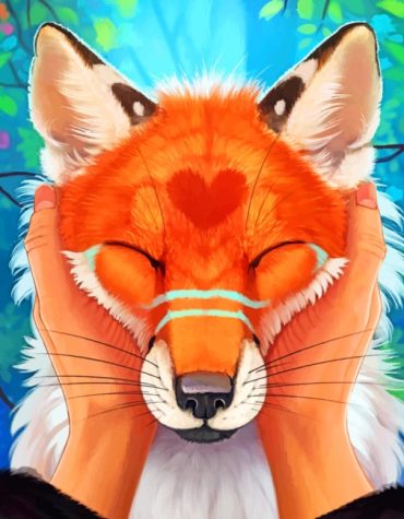 Red Fox Painting Kit Paint By Numbers
