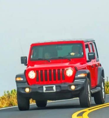 Red Jeep Adventure Paint By Numbers