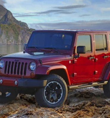 Red Jeep Engines Paint By Numbers