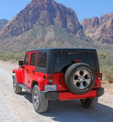 Red Jeep Engine Experience Paint By Numbers