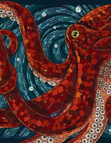 Red Octopus Sea Life Paint By Numbers