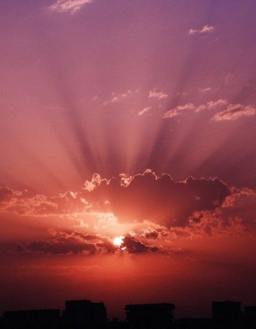 Red Sunset Landscape Paint By Numbers