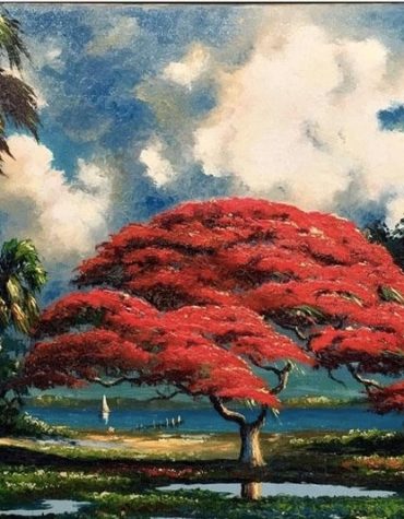 Majestic Redwood Landscape Paint By Numbers