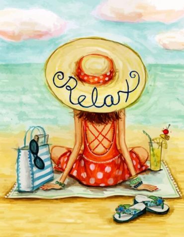 Relaxing Summer Beach Paint By Numbers