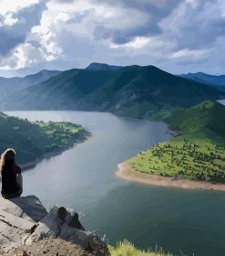 Mountain Landscape Paint By Numbers