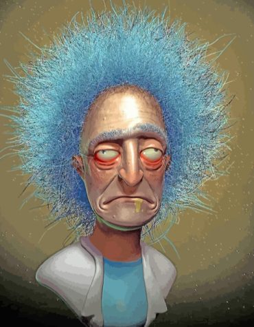 Anime Rick Sanchez Paint By Numbers