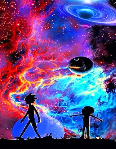Colorful Rick and Morty Art Paint By Numbers