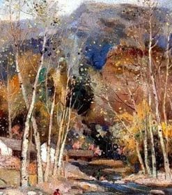 Mountain River Landscape Paint By Numbers