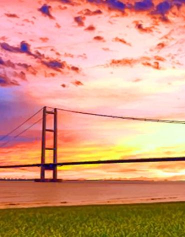 River Humber Bridge Seascape Paint By Numbers