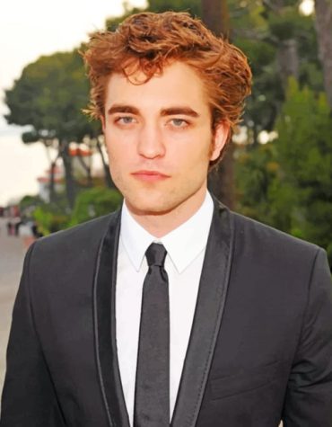 Robert Pattinson Artful Creation Paint By Numbers