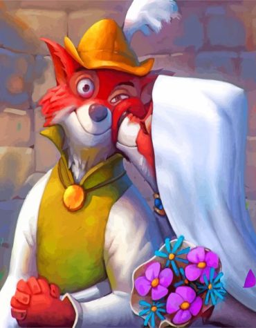 Robin Hood Animation Paint By Numbers