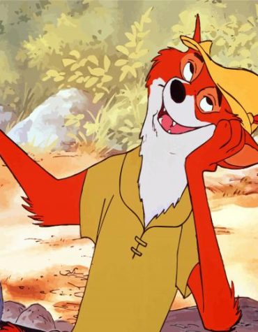 Disney Robin Hood Fox Paint By Numbers