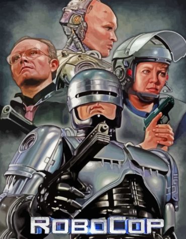 Robocop Sci Fi Characters Paint By Numbers