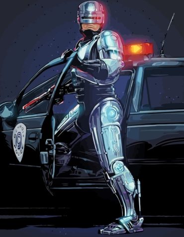 Robocop Science Fiction Paint By Numbers