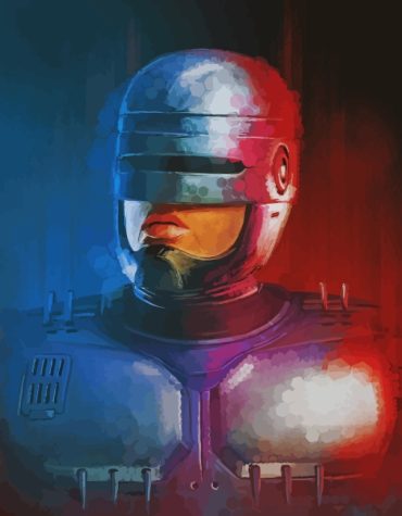 Robocop Sci Fi Fantasy Paint By Numbers