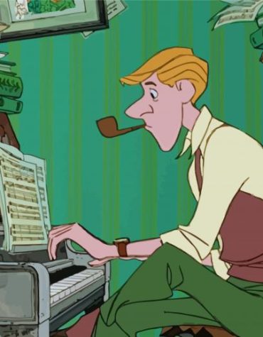 101 Dalmatians Roger Cartoon Paint By Numbers