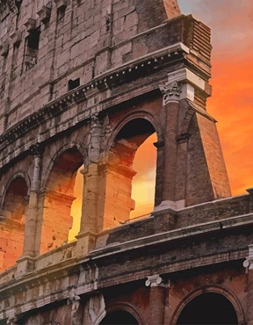 Explore Rome Museum Sights Paint By Numbers