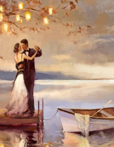 Romantic Lovers Dancing Paint By Numbers