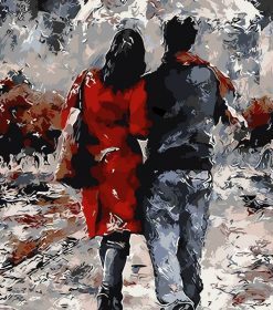 Romantic Stroll for Couples Paint By Numbers