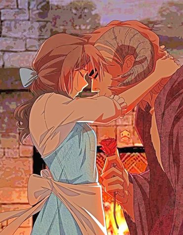 Beauty and the Beast Lovers Paint By Numbers