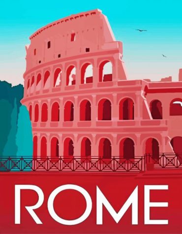Colosseum Travel Paint By Numbers