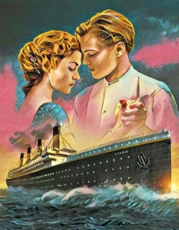 Jack and Rose Titanic Movie Paint By Numbers