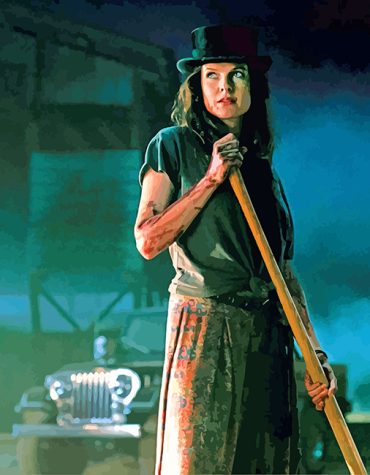 Rebecca Ferguson Rose The Hat Paint By Numbers