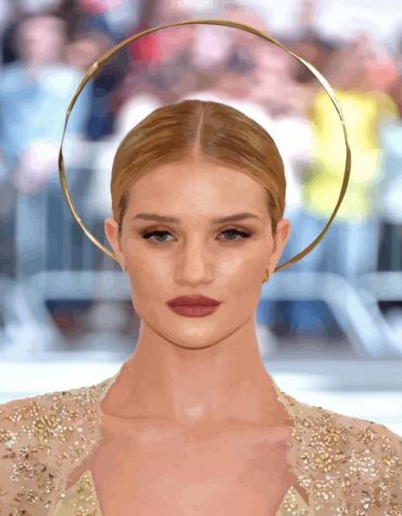 Rosie Huntington Whiteley Iconic Model Paint By Numbers