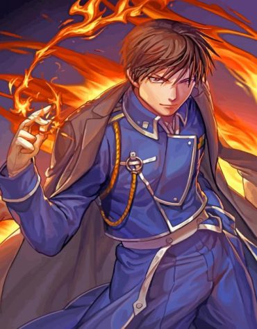 Fullmetal Alchemist Roy Mustang Paint By Numbers