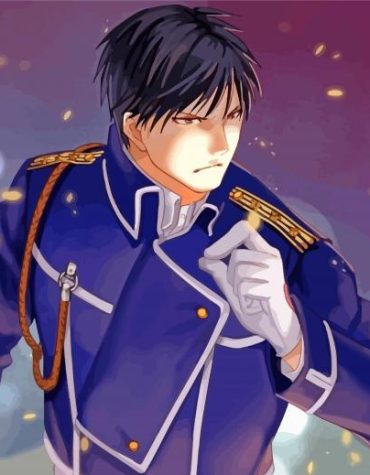 Fullmetal Alchemist Roy Mustang Paint By Numbers