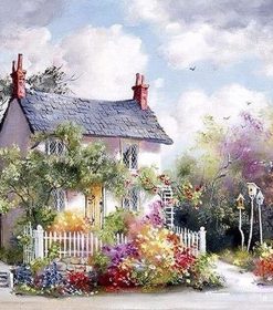 Rural Landscapes House Paint By Numbers