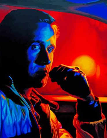 Ryan Gosling Action Hero Paint By Numbers