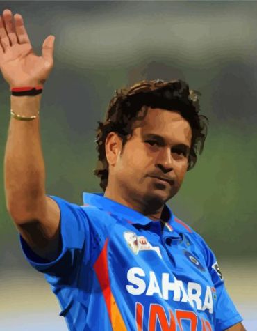 Sachin Tendulkar Cricket Legend Paint By Numbers