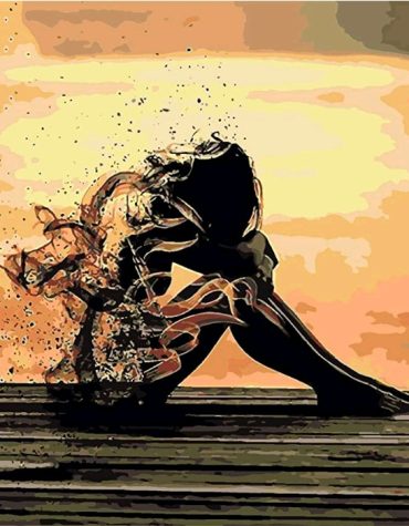 Lonely Girl Picture Paint By Numbers