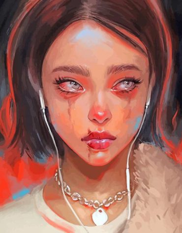 Melancholic Woman Paint By Numbers