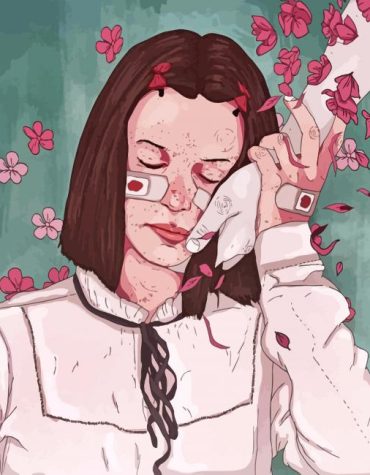 Broken Sad Girl Paint By Numbers