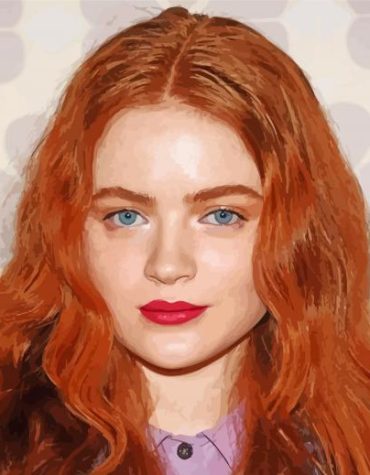 American Actress Sadie Sink Paint By Numbers