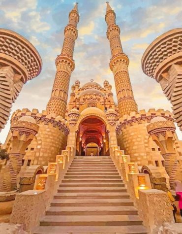 Historic Sahaba Mosque Egypt Paint By Numbers