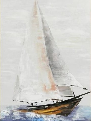 Sailboat Seascape Paint By Numbers