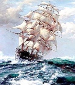 Seascapes Sailing Boat Paint By Numbers