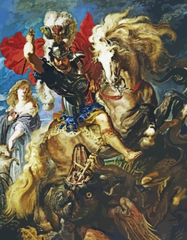 Rubens Saint George Paint By Numbers