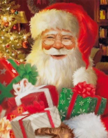 Christmas Joy Saint Nicholas Paint By Numbers
