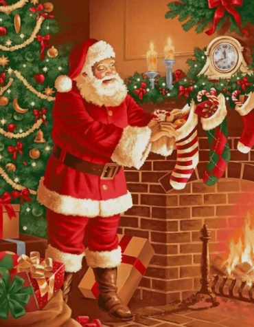 Santa Claus Holiday Paint By Numbers