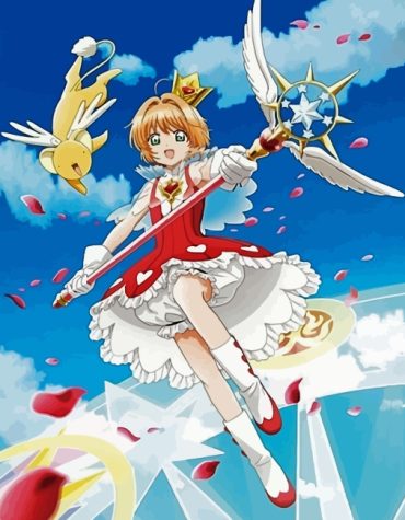 Sakura Kinomoto Anime Paint By Numbers