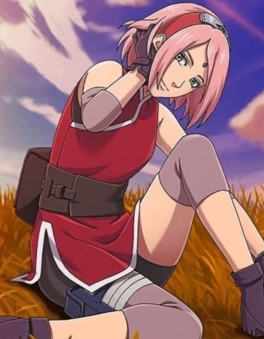 Naruto's Sakura Haruno Anime Paint By Numbers